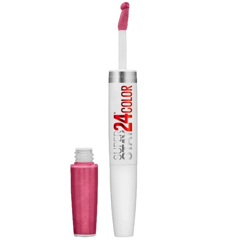 New 2 Maybelline‎ SuperStay 24 2-Step Liquid Lipstick Wear On Wildberry